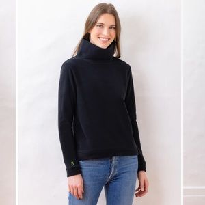 Dudley Stephens Park Slope Turtleneck in Vello Fleece